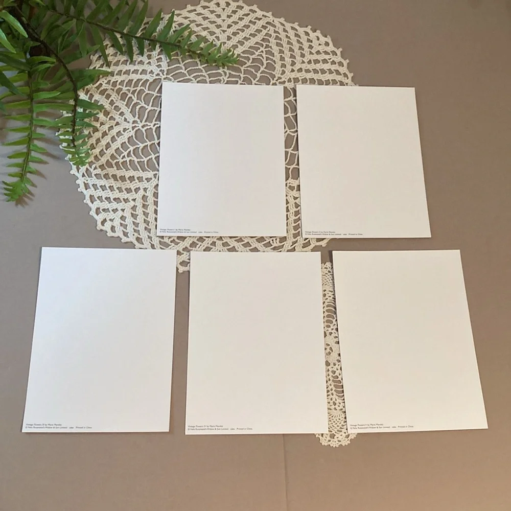 New IKEA Vintage Flowers Botanical Prints Set By Maria Mendez